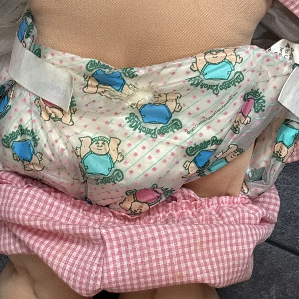 Cabbage Patch Kids dress leg